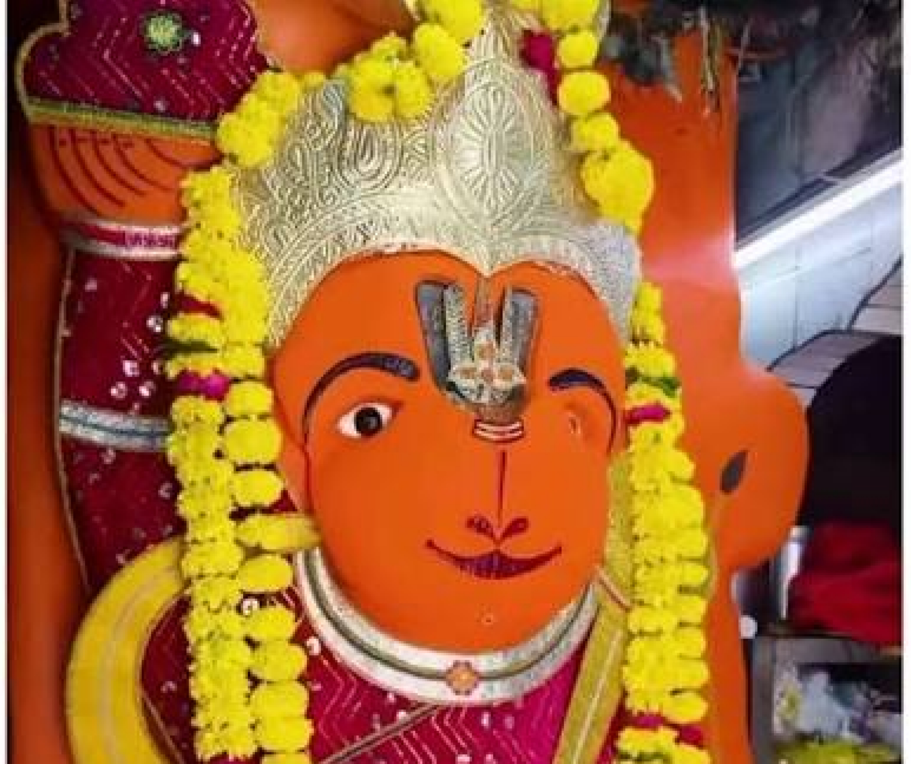 Hanuman is not ready to move 