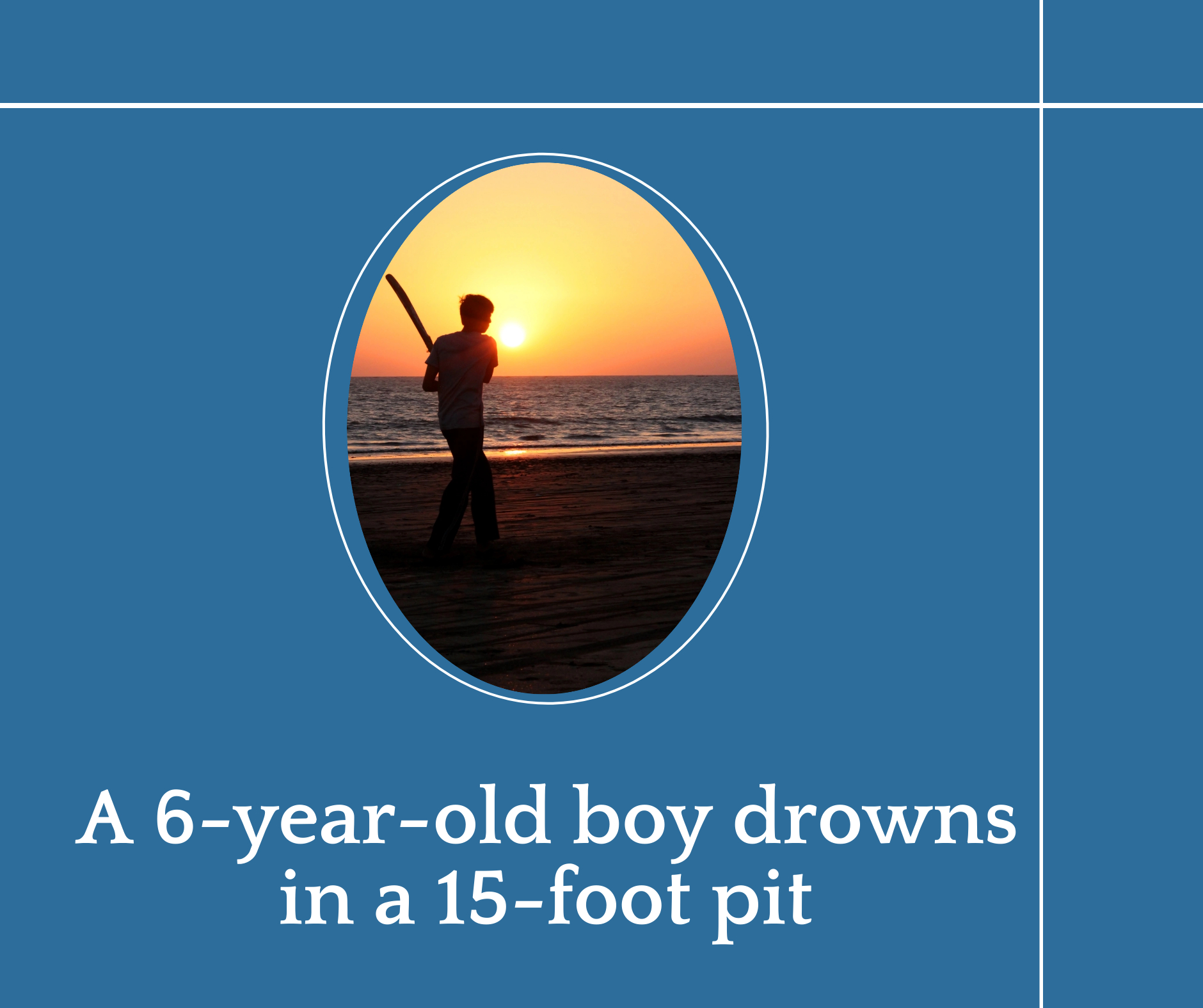 A 6-year-old boy drowns in a 15-foot pit at a housing complex in Noida
