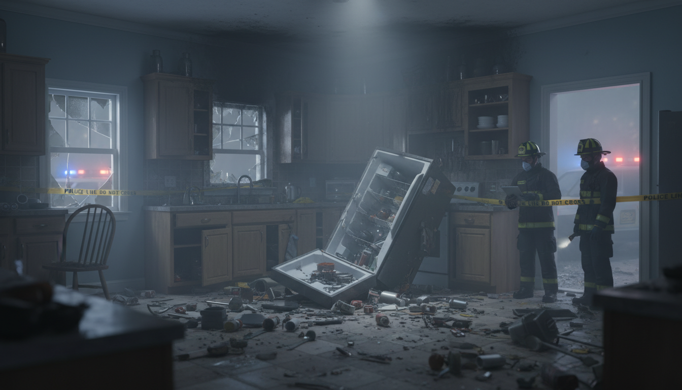 Four family members were killed and two critically injured after a refrigerator allegedly burst at their house in Chavat Galli, Belagavi, Karnataka